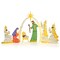 7 Pieces Lighted Nativity Scene with 310 Warm White LED Lights